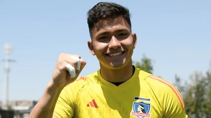 Eduardo Villanueva en Colo Colo. Crédito: Colo Colo Fútbol Joven.