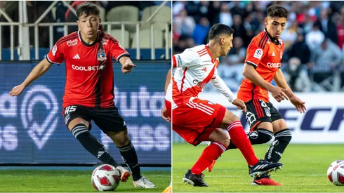 Leandro Hernández y Dylan Portilla en Colo Colo. Crédito: Guille Salazar, DaleAlbo.