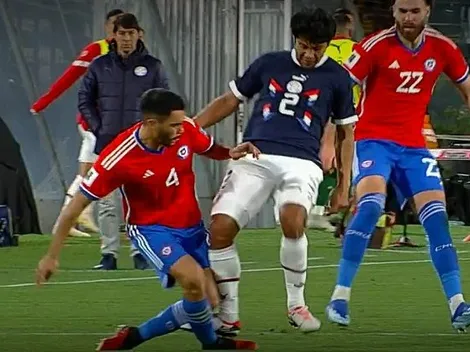 Paraguay queda con uno menos tras brutal planchazo sobre Gabi Suazo