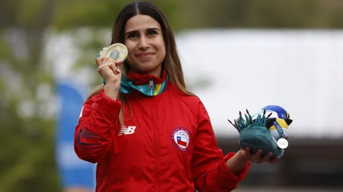 Francisca Crovetto consiguió la primera medalla de oro para Chile en Santiago 2023.