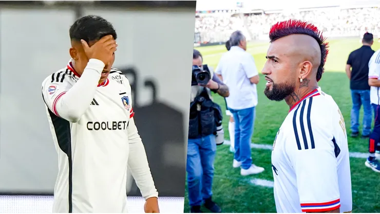 Arturo Vidal arremetió contra Jordhy Thompson.