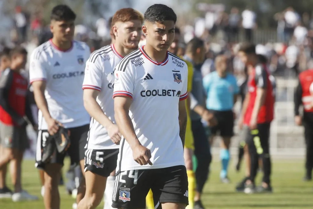 Jordhy Thompson en el partido de Colo Colo vs Palestino. (Foto: Photosport)