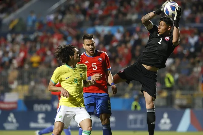 Brayan Cortés concedió sólo un gol en Santiago 2023.