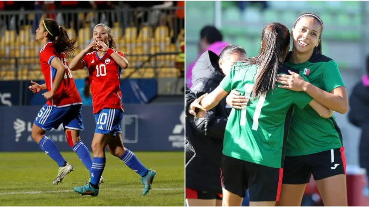 Chile Femenino vs México. Crédito: Photosport.