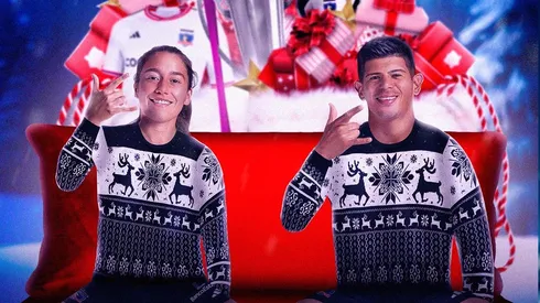 Los afectuosos saludos navideños del plantel de Colo Colo.