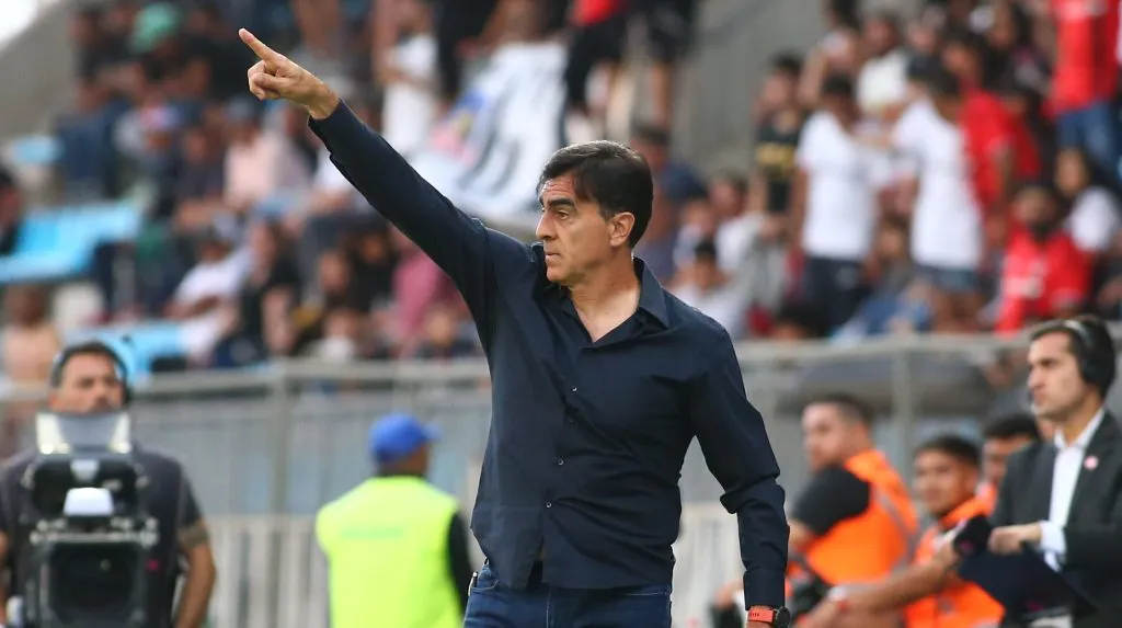 Gustavo Quinteros en la final de la Copa Chile. (Foto: Photosport)