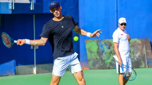 Chile prepara la serie ante Perú por Copa Davis.