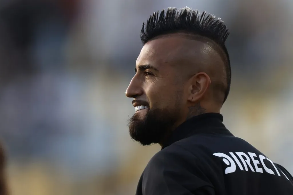 Arturo Vidal en el Estadio Sausalito. (Foto: Photosport)