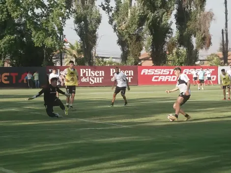 Las primeras sociedades de Vidal en los entrenamientos de Colo Colo