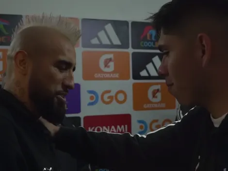 La cariñosa bienvenida de Palacios a Vidal en su regreso a Colo Colo