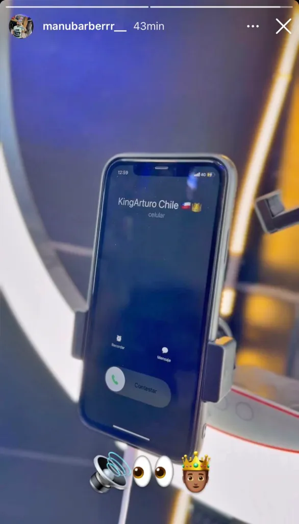 Arturo Vidal llamó a su barbero para sellar su regreso a Colo Colo