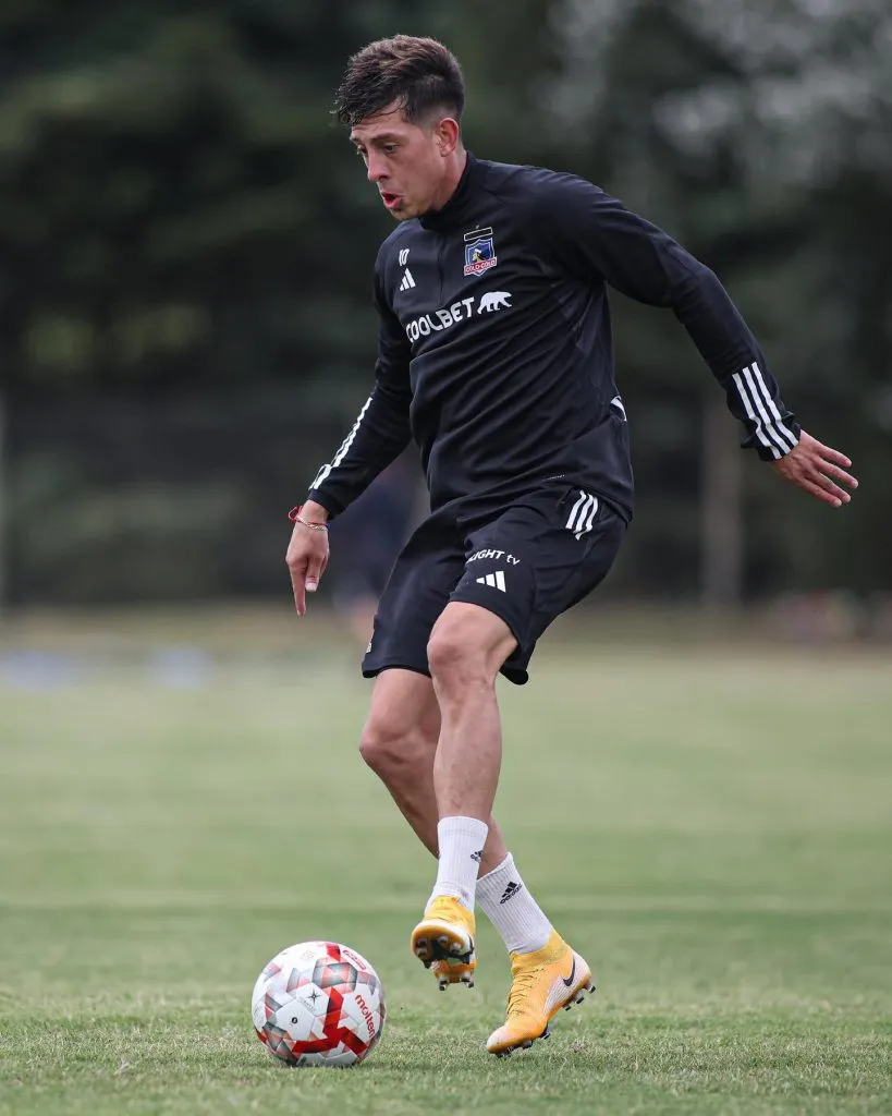 Pablo Parra en la pretemporada del Cacique. (Foto: Colo Colo)