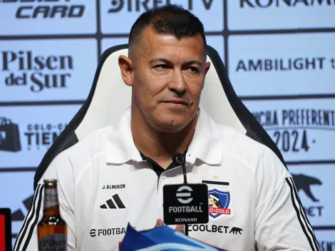 Las agitadas horas de Almirón en Colo Colo