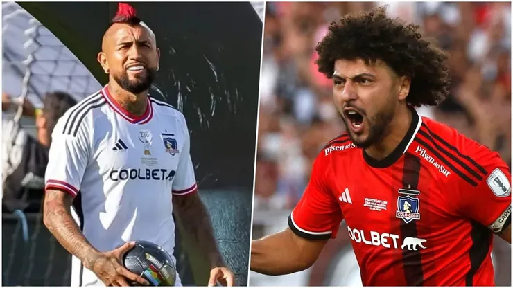 Arturo Vidal y Maximiliano Falcón