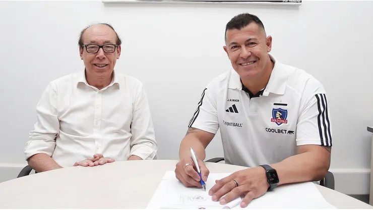 Jorge Almirón es presentado como DT de Colo Colo.
