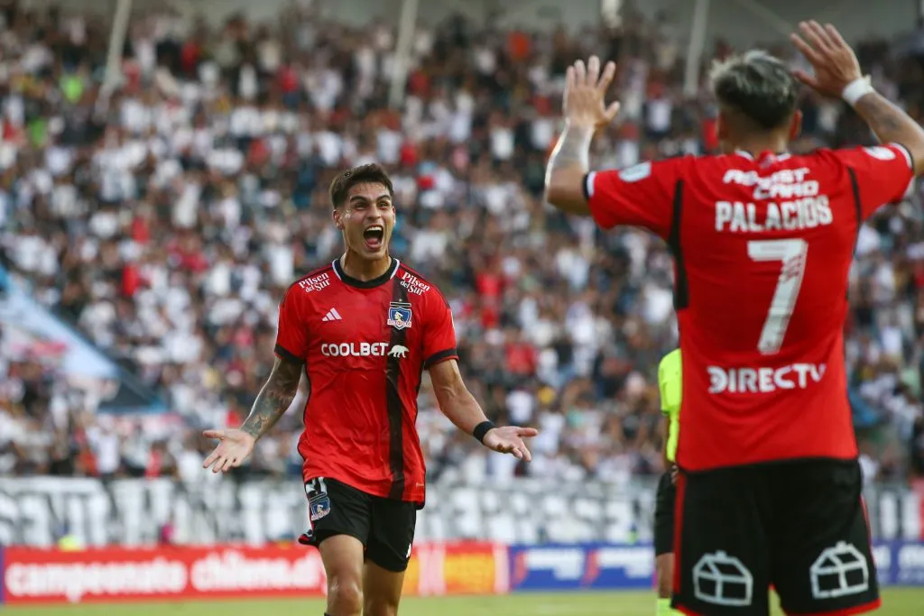 Erick Wiemberg celebrando su anotación en la final de Copa Chile. (Foto: Photosport)