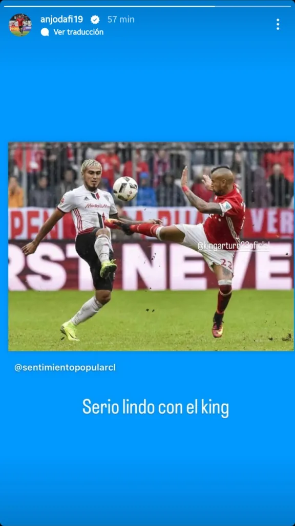 La publicación de Darío Lezcano en su cuenta de Instagram.