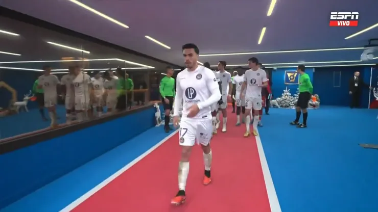La especial arenga de Suazo que se robó la mirada en la Supercopa de Francia.
