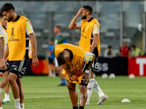 Vidal sale lesionado y preocupa al Colo Colo de Almirón