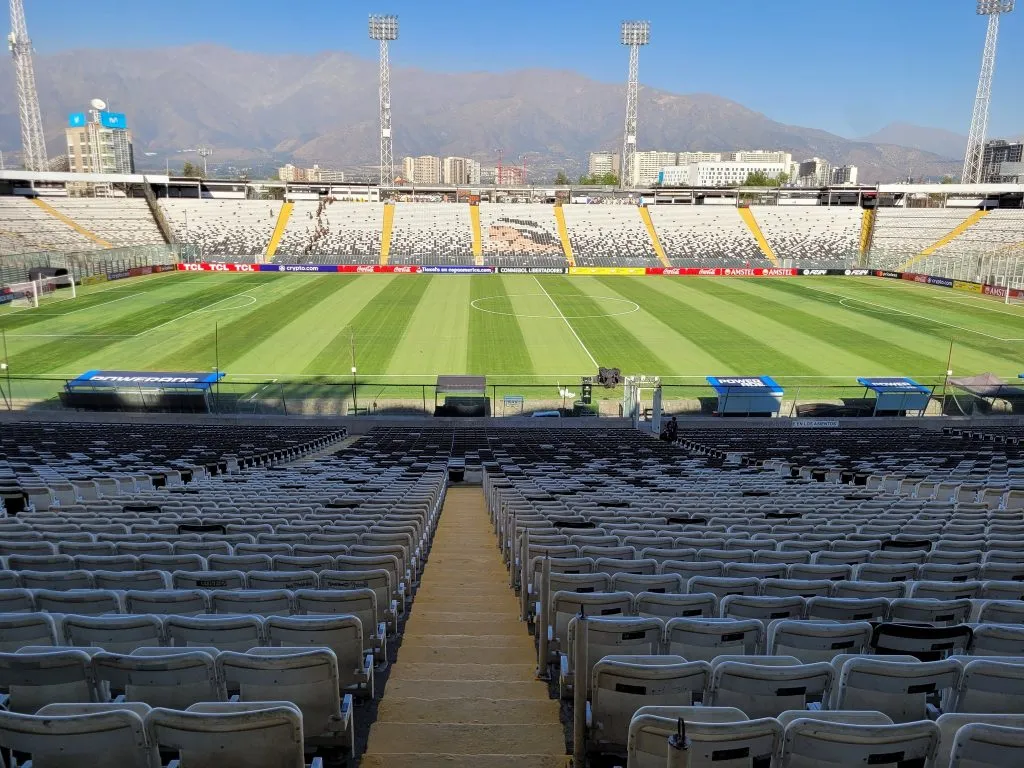 La cancha del Estadio Monumental. (Foto: @ChrisBrandtR)
