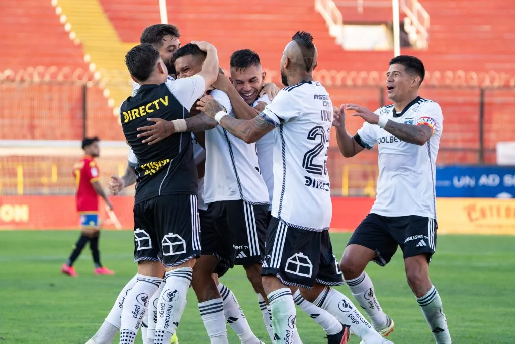 Daniel Gutiérrez festejando su primer gol en Colo Colo | Foto: Guille Salazar, DaleAlbo