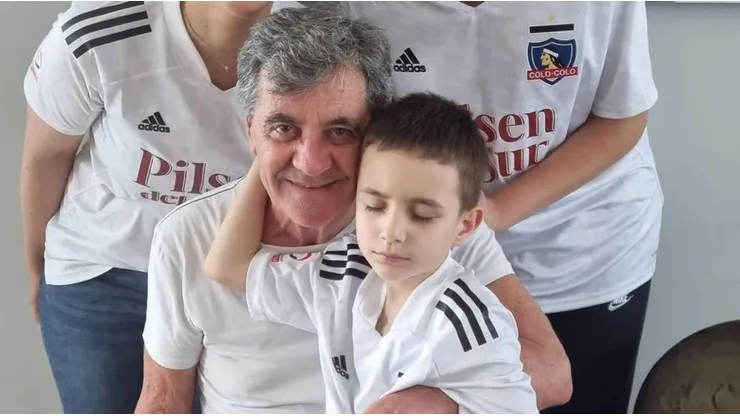 Mirko Jozic fue un hincha más en el duelo de Colo Colo vs Cerro Porteño.