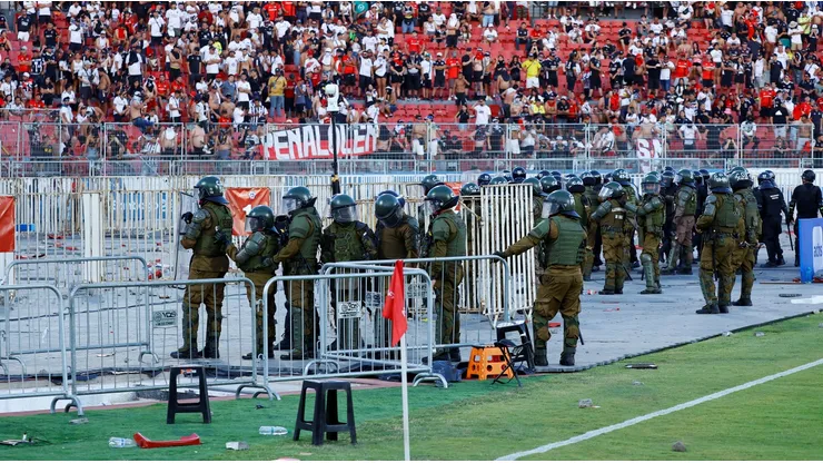 Carabineros avisó que la Supercopa no se podía jugar.