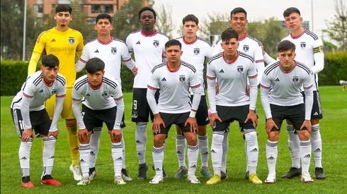 La categoría sub 17 de Colo Colo en 2023.