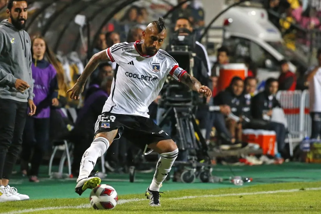 Arturo Vidal espera sumar minutos oficiales con Colo Colo en la Supercopa de Chile. Foto: Sebastian Cisternas/Photosport.