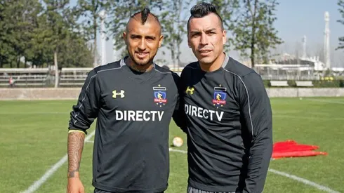 Esteban Paredes y Arturo Vidal