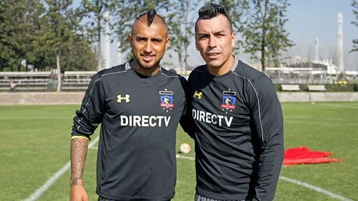 Esteban Paredes y Arturo Vidal