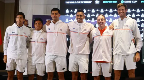 Chile juega ante Perú por la Copa Davis 2024.