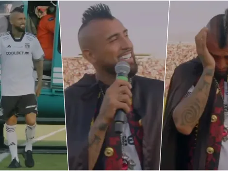 La emoción de Vidal en su épica bienvenida a Colo Colo