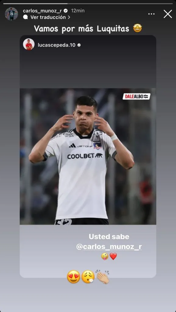 Foto: Instagram @carlos_munoz_r