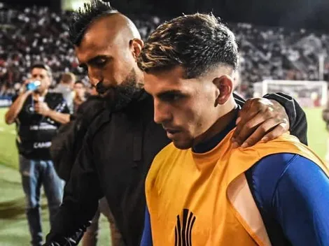 Figura de Godoy Cruz exhibe con orgullo el cambio de camiseta con Vidal