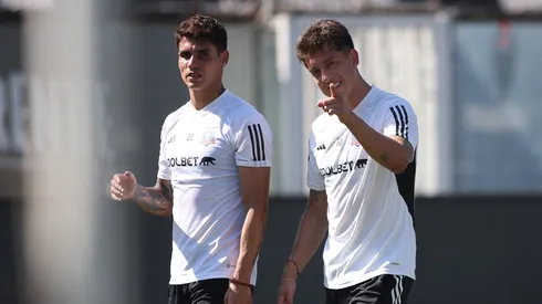 Pablo Parra ha entrenado con normalidad en Colo Colo.