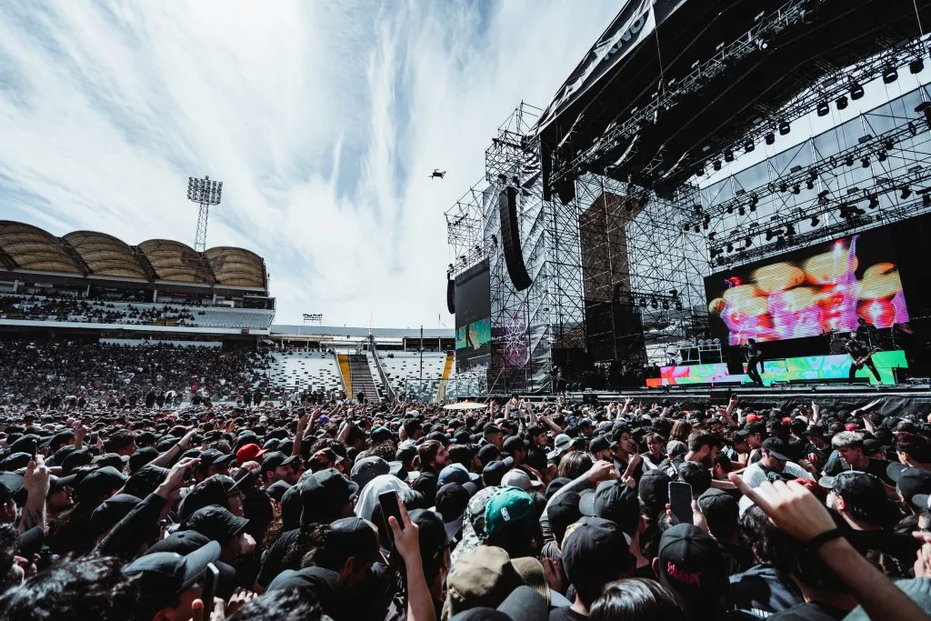 Los diferentes conciertos dejaron para el olvido la cancha del Estadio Monumental.