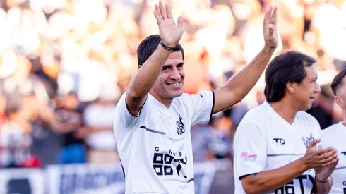 Julio Barroso volvió al Monumental tras su retiro. | Imagen: Guille Salazar/DaleAlbo.