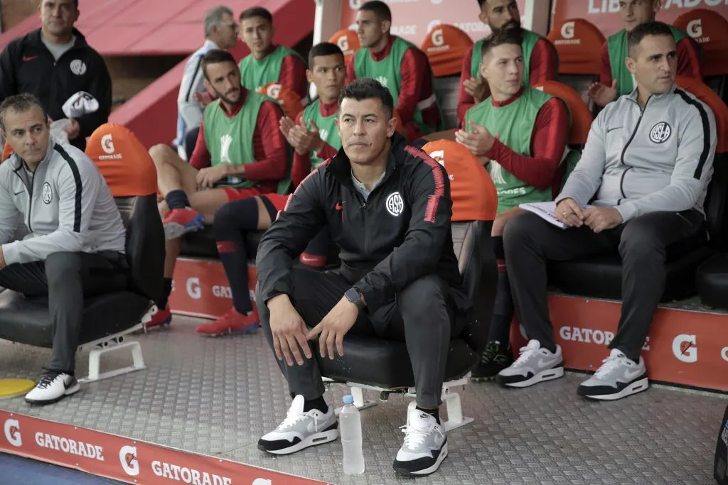 La última etapa de Almirón y Castellani juntos fue en San Lorenzo | Foto: Getty