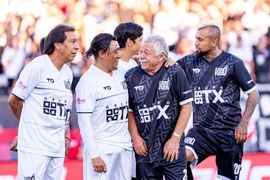 Carlos Caszely disfrutó, jugó y convirtió un gol en el Monumental. Imagen: Guille Salazar/DaleAlbo