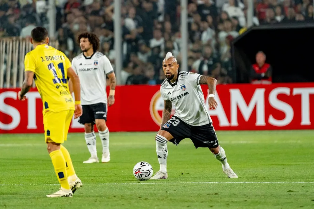Arturo Vidal en el partido vs. Sportivo Trinidense en Copa Libertadores. (Foto: Guillermo Salazar/DaleAlbo)