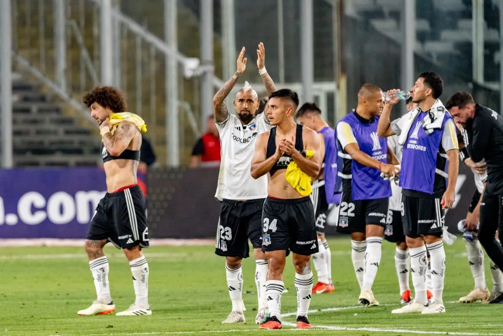 Vidal jugó un buen partido en la clasificación de Colo Colo