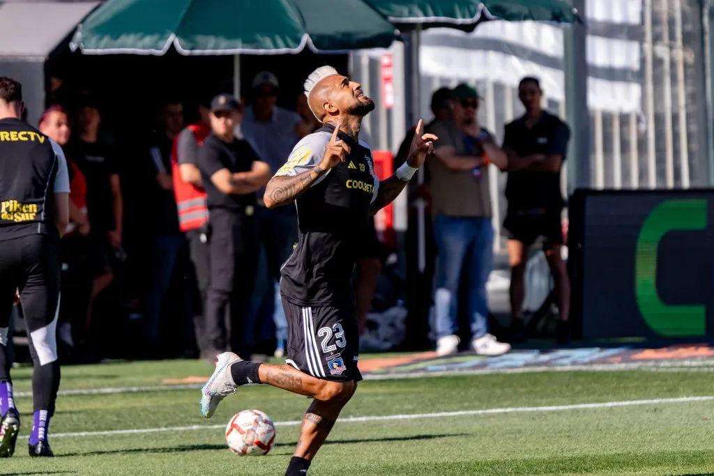 Arturo Vidal en la previa del Superclásico. (Foto: Guillermo Salazar/DaleAlbo)