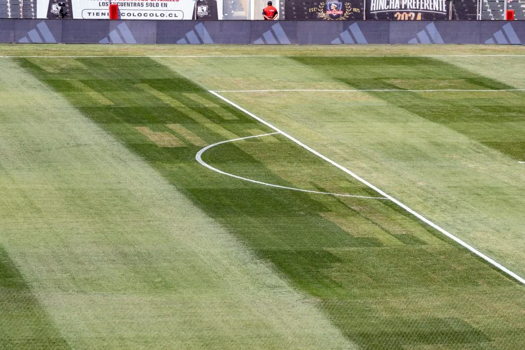 La cancha del Estadio Monumental previo al Superclásico. Imagen: Guille Salazar/DaleAlbo