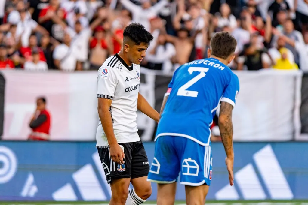 Damián Pizarro en el Superclásico de Colo Colo vs Universidad de Chile. (Foto: Guillermo Salazar/DaleAlbo)