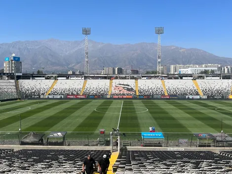 Así está la cancha del Monumental a la espera del Superclásico