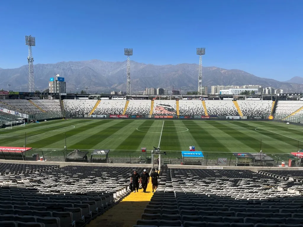 Así está la cancha para el Superclásico. (Foto: DaleAlbo)