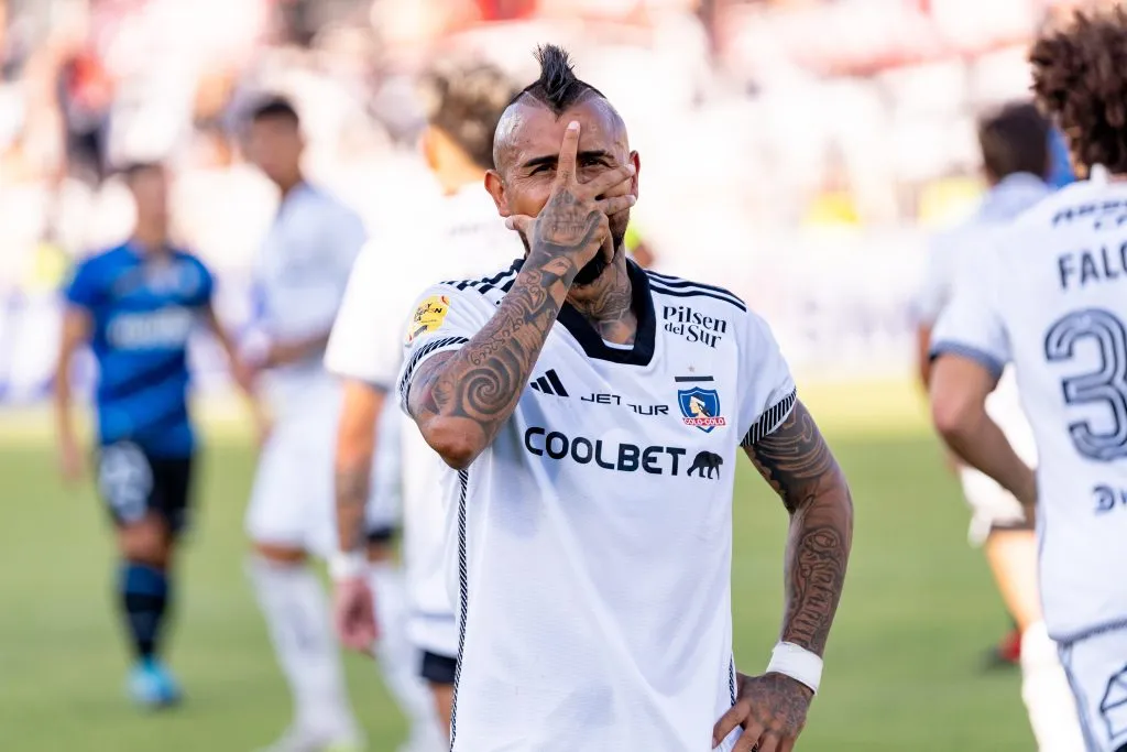 Arturo Vidal quiere seguir festejando en Superclásicos. Imagen: Guille Salazar/DaleAlbo