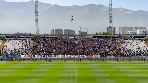 Así está la cancha del Monumental a días del Superclásico entre Colo Colo y la U.