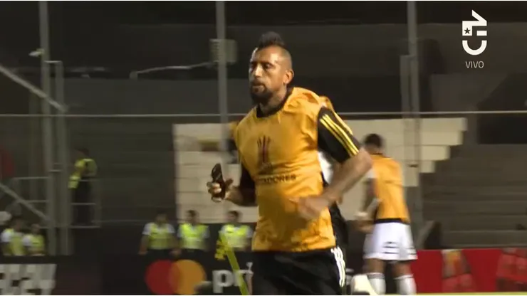 El sorprendente trabajo de Vidal previo al partido de Colo Colo.